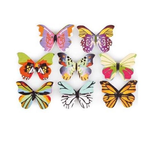 FARFALLA 8 COLORI 3XH2CM